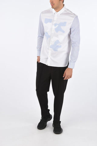 Camicia LOOSE FIT con Fantasia a Contrasto