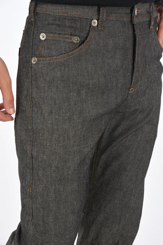 Skinny Fit Jeans with Cuffed Hem 20 cm
