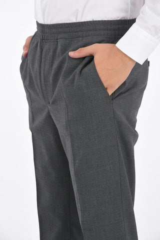 Cuffed Hem Slim Fit Pants