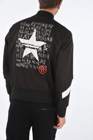 Reversible GRAFFITI SPORT STAR Bomber Jacket