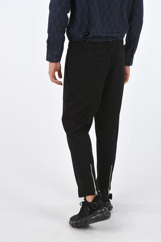 Ankle Zipped Regular Waist Slim Fit Joggers
