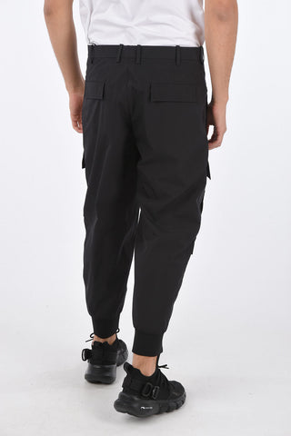 Pantaloni Cargo SLOUCH FIT a Vita Bassa con Chiusura a Scomparsa ed Elastico alla Caviglia