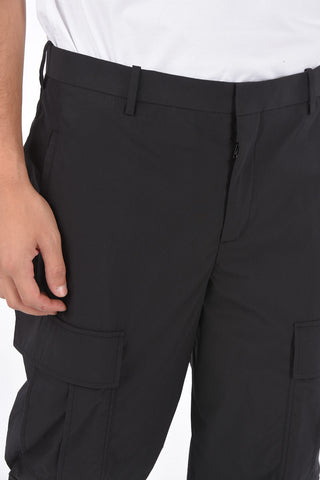 Pantaloni Cargo SLOUCH FIT a Vita Bassa con Chiusura a Scomparsa ed Elastico alla Caviglia