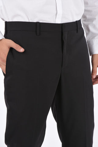 SLIM FIT Pants with Ankle Applications