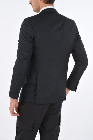 TRAVEL Double-Breasted Skinny Fit Blazer