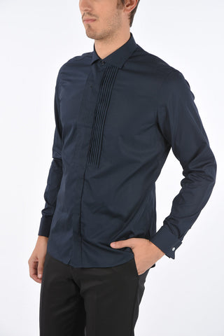 CC COLLECTION Camicia Smoking a Collo Francese
