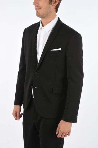 SLIM FIT Suit with Notch Lapel and Breast-pocket