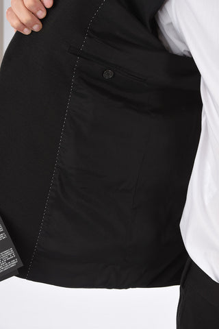 SLIM FIT Suit with Notch Lapel and Breast-pocket
