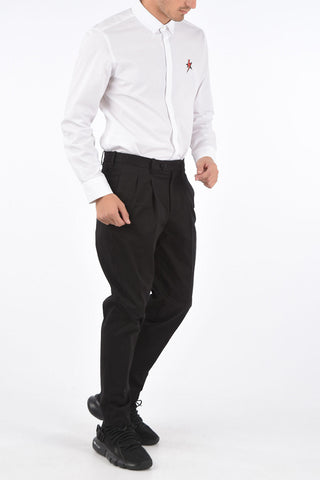 Low Rise SLIM FIT Pants with 2 Pinces