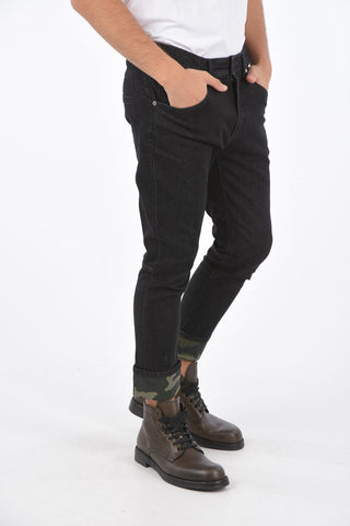 Jeans SKINNY FIT con Risvolto Camouflage 