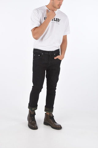 Jeans SKINNY FIT con Risvolto Camouflage 