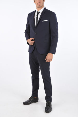Abito SLIM FIT con 2 Bottoni e Tasche con Aletta