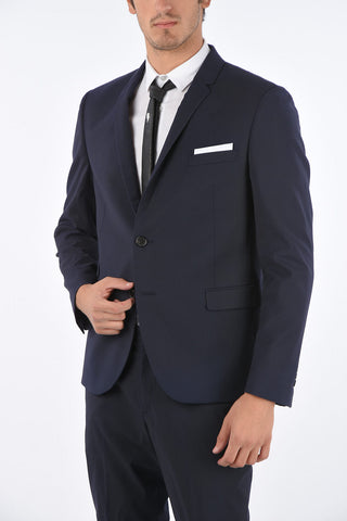 Abito SLIM FIT con 2 Bottoni e Tasche con Aletta