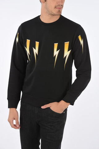Slim Fit MIRRORED THUNDERBOLT Sweatshirt