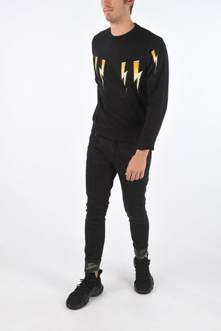 Slim Fit MIRRORED THUNDERBOLT Sweatshirt