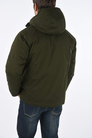 Zip closure Down Jacket with hood