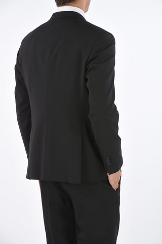 Peak Lapel SLIM FIT Blazer with Zipped Pocket