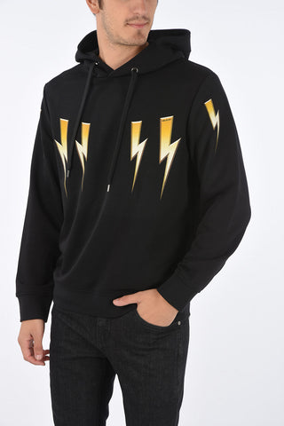Slim Fit MIRRORED THUNDERBOLT Hoodie