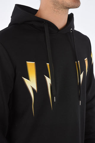 Slim Fit MIRRORED THUNDERBOLT Hoodie