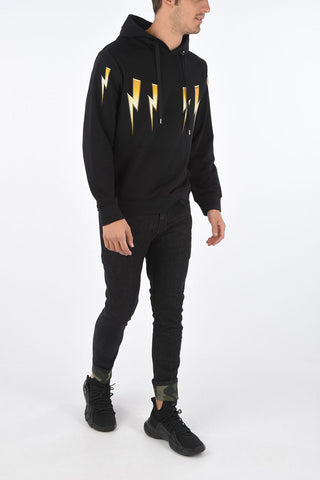 Slim Fit MIRRORED THUNDERBOLT Hoodie