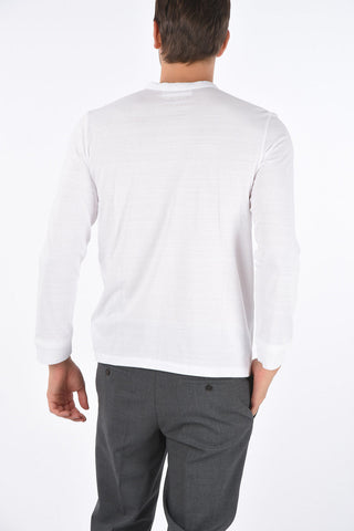 Unstructured Slim Fit Henley T-shirt
