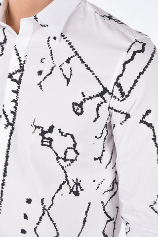 Camicia LOOSE FIT Stampa Optical