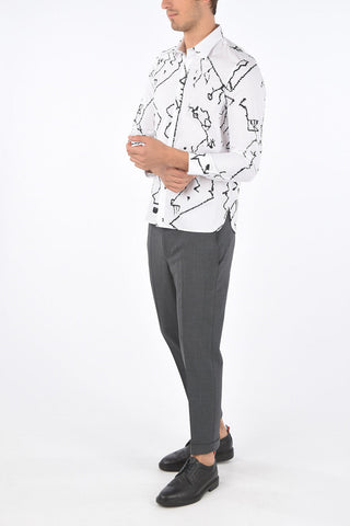 Camicia LOOSE FIT Stampa Optical