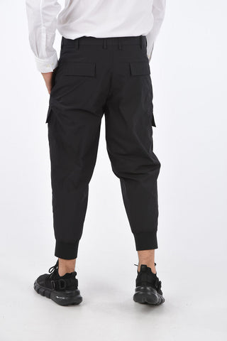 Pantaloni Cargo SLOUCH FIT a Vita Bassa con Chiusura a Scomparsa ed Elastico alla Caviglia