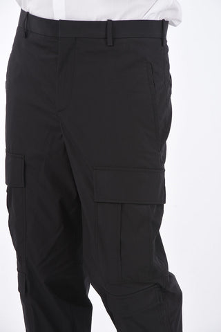 Pantaloni Cargo SLOUCH FIT a Vita Bassa con Chiusura a Scomparsa ed Elastico alla Caviglia