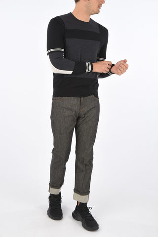 Maglia HYBRID Slim Fit in Seta e Cotone