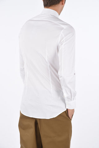 Fitted Slim Shirt with Hidden Closure
