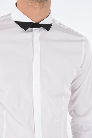 Fitted Slim Shirt with Hidden Closure