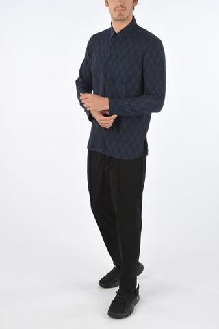 Monogram Printed Loose Fit Shirt
