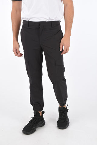 Pantaloni Utility con Elastico alla Caviglia