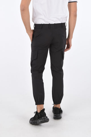 Pantaloni Utility con Elastico alla Caviglia