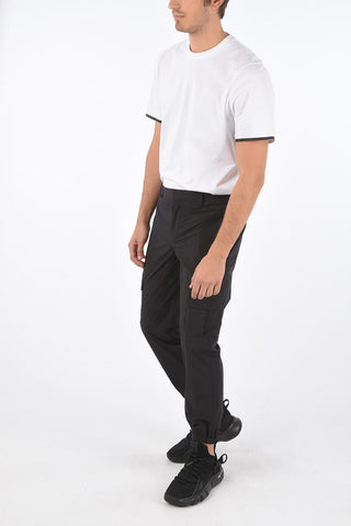 Pantaloni Utility con Elastico alla Caviglia