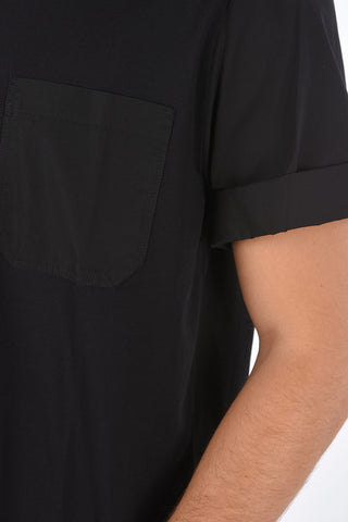 Patch Pocket Slim Fit LOGO NO LOGO Crew-Neck T-Shirt