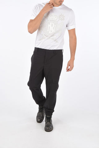 Pantaloni Utility con Elastico alla Caviglia
