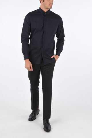 Hidden Closure CERIMONIA Wing Collar Shirt