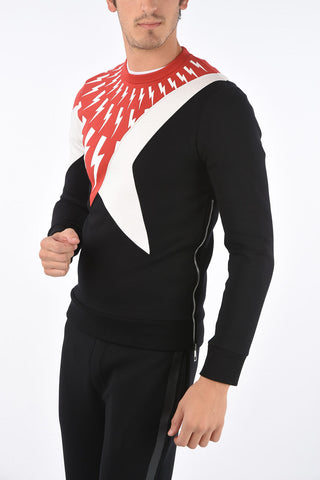Felpa THUNDERBOLT con Zip Laterali