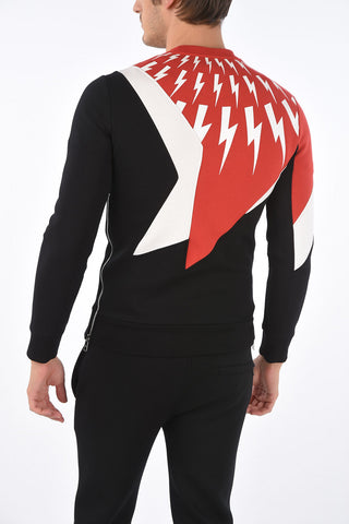 Felpa THUNDERBOLT con Zip Laterali