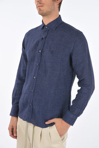 ID Camicia COUTURE Collo francese in Lino