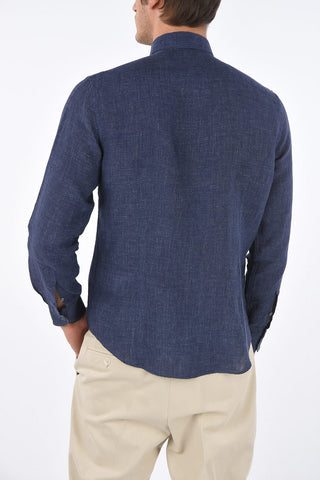ID Camicia COUTURE Collo francese in Lino