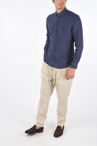 ID Camicia COUTURE Collo francese in Lino