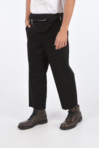 Pantaloni Cropped con Marsupio Removibile