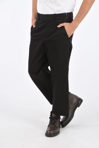 Pantaloni Cropped con Marsupio Removibile