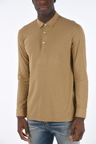 Long Sleeve OPERA Polo Collar T-Shirt