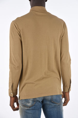 Long Sleeve OPERA Polo Collar T-Shirt