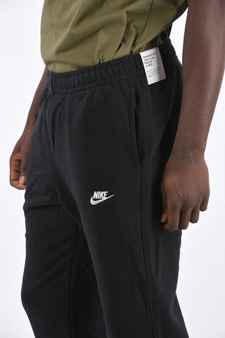 Joggers a tinta unita con logo ricamato