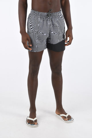 Costume da Bagno Boxer Zebrato